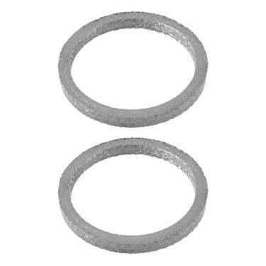 Imagem de SG Store 1 par de gaxetas de escape de motocicleta 65324-83A 17048-98 65324-83B 65834-98-X2 compatível com Ha-rley Davidson (1984-Up) 50 x 42 x 4,5 mm