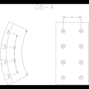 Imagem de Lona freio Ford Corcel Ii 1977 a 1983 Fras-Le FD/65-X