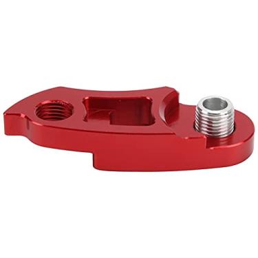 Imagem de Cabide de Desviador Traseiro de Bicicleta, Gancho Traseiro de Extensão de Alumínio de Alto Desempenho para Mudança de Velocidade Mais Suave, Acessório de Bicicleta (Vermelho)