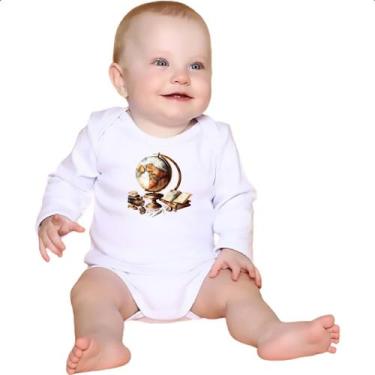 Imagem de Body intantil Globo antigo vintage - Alearts, GG