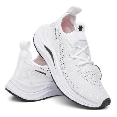 Imagem de Tênis Esportivo Feminino Confortável Para corrida - EC SHOES, 38, Bran