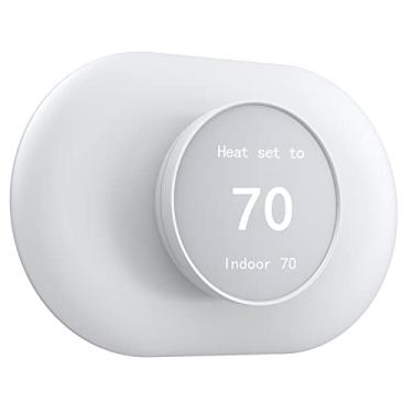 Imagem de BNVXR Compatível Com Google Nest Thermostat 2020 Capa De Placa De Parede, Placa De Termostato Nest, Kit De Acabamento Nest Compatível Com Google Nest Thermostat, Fácil De Instalar (Branco)
