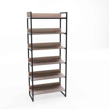 Imagem de Estante Desmontável 6 Prateleiras - Preto e Malaga