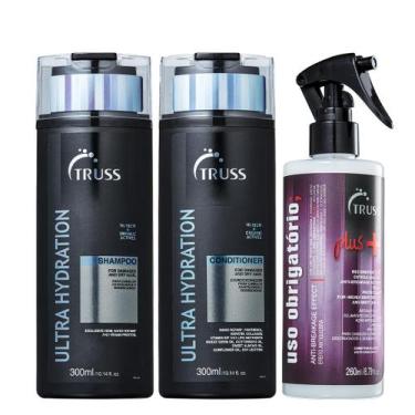 Imagem de Truss Ultra Hydration Kit Shampoo Condicionador e Uso Obrigatório Plus