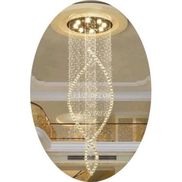 Imagem de Lustre De Cristal Para Vão De Escada E Pé Direito Duplo - LUZ DECOR, 3