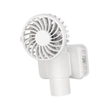 Imagem de Generic Clip no ventilador 3 Ângulo ajustável de velocidade de velocidade de baixo ruído de base destacável Fã pessoal do ventilador pessoal para acampamento, Branco