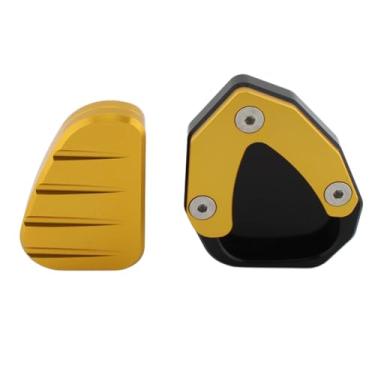 Imagem de UGPLM Brace lateral Tripé Malado o kit de almofada Substitua as peças por acessórios de motocicleta de metal da chave de metal para montagem simples para, Dourado