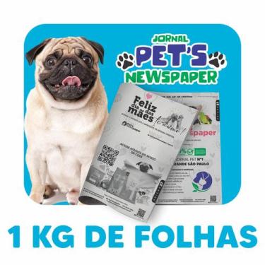 Imagem de Jornal Pet 1Kg Higiênico Eco-Friendly - PETS NEWSPAPER