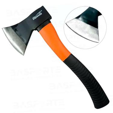 Imagem de Machado Tipo Machadinho Com Cabo De Fibra 600g Profissional Resistente Corte Lenha Jardinagem