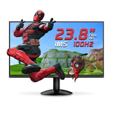 Imagem de Monitor AOC 23,8 LED Full-HD, 100Hz, 1Ms, Vesa - 24B30HM2