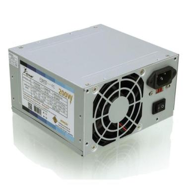 Imagem de Fonte Atx Pc 200w Bivolt Silenciosa Computador 20/24 Pinos - Knup