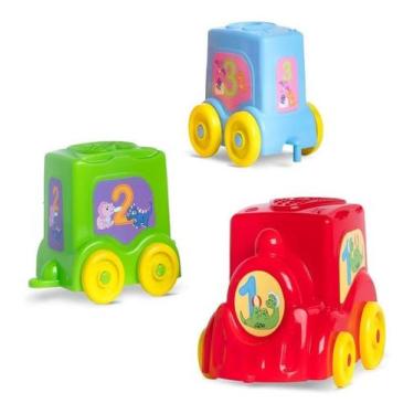 Imagem de Brinquedo Encaixe Trenzinho Baby 299 - Super Toys 
