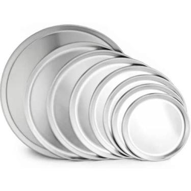 Imagem de Kit 10 Pçs - Bandeja De Servir Ou Assar Pizza Para Garçom 35cm - Chick