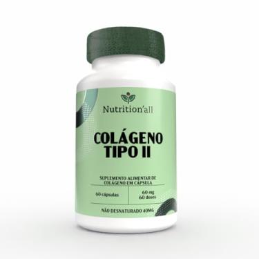 Imagem de COLÁGENO TIPO II 40MG - NUTRITIONALL (60 CÁPSULAS)