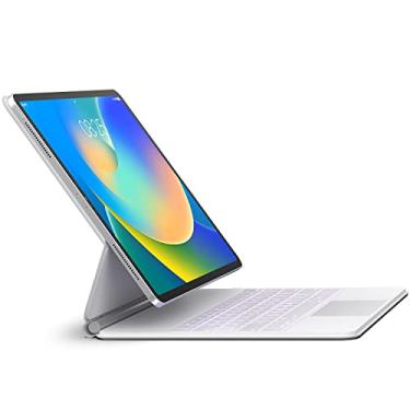 Imagem de runelk Capa Com Teclado Para Ipad Air De 11 Polegadas (M3 2025 / M2 2024) E Ipad Pro De 11 Polegadas (1ª/2ª/3ª/4ª Geração) – Capa Com Teclado Magnético Estilo Mágico Com Trackpad Multitoque Para Ipa