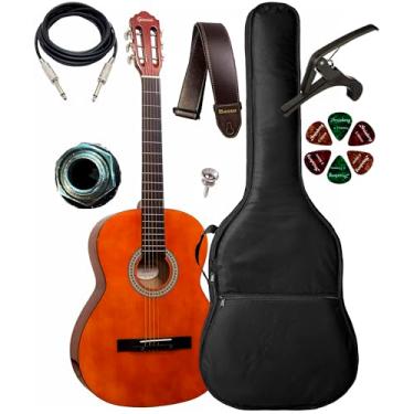 Imagem de Violão Eletroacústico Giannini S14N + Capa Luxo E Acessórios