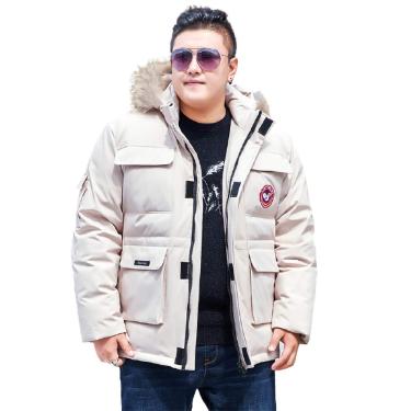 Imagem de Jaqueta De Inverno Plus Size Para Homens Jaqueta Quente Casaco De Inverno Jaqueta De Esqui Impermeável Parka Ao Ar Livre Para Clima Frio, Camping, A, 7XL
