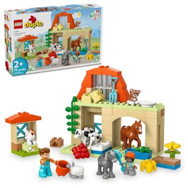 Imagem de LEGO Set DUPLO Town 10416 Cuidar dos Animais na Quinta 74 peças
