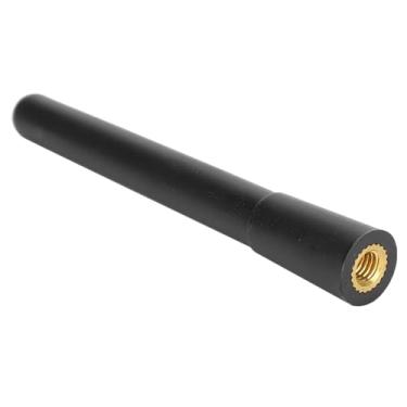 Imagem de Antena Curta do Carro, AM FM Radio Signal Aerial Com 3 Parafusos, Revestimento de Plástico Preto de Alumínio Durável, para a Maioria Dos Carros Com Montagem