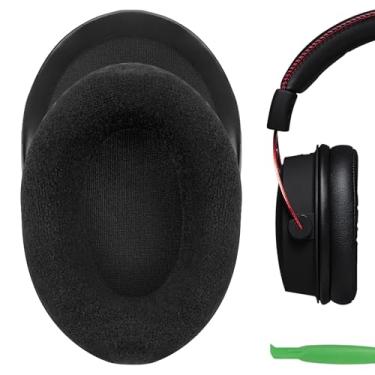 Imagem de Geekria Almofadas auriculares de veludo confortáveis compatíveis com HyperX Cloud III/II Gaming Headset Headphones, almofadas auriculares (preto)