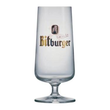 Imagem de Taça Copo Chopp Cerveja Alemã Bitburger Goblet 300ml Importada