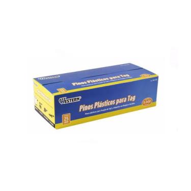 Imagem de Pinos Plasticos Para Etiquetadora Tag 25 Mm 5.000 Unidades - Western