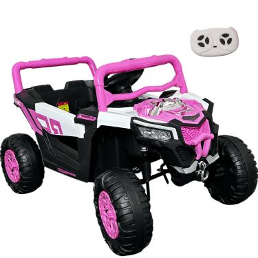 Imagem de Carro UTV Elétrico Bang Toys Pulse XR7 Rosa 12V com Controle Remoto