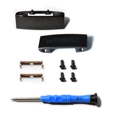 Imagem de LYSvvx Dobradiça Studio 3 - Peças De Reposição Para Fones Ouvido Beats (A1914) E Pro (A2924) (Preto)