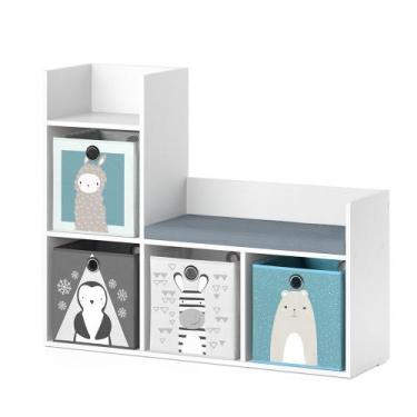 Imagem de Organizador Com Assento Infantil Drake 100% Mdf (Brinquedos Crianças L