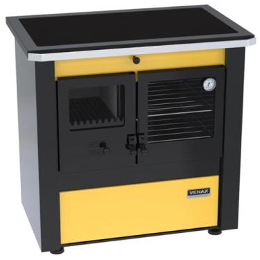 Imagem de Fogao a Lenha N 2 Le Corbusier Dupla Combustao Amarelo