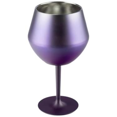 Imagem de Taça Térmica Stainless Copo 2 em 1 p/Vinho Gin Drink 410 ml (Roxo)