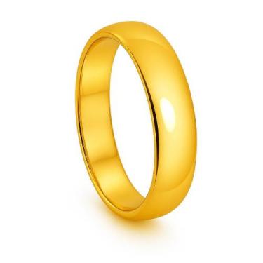 Imagem de Aliança Casamento Banhada Ouro 18k 6mm Luxo Tungstenio Tradicional Ana