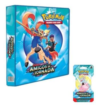Imagem de Álbum Pasta Fichário Pokemon Escarlate e Violeta Amigos de Jornada com