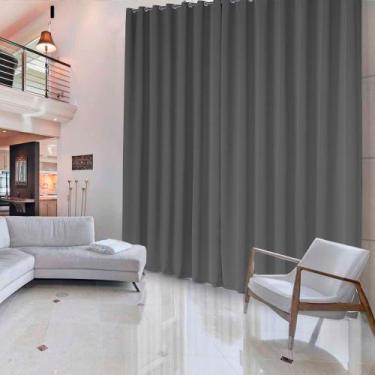 Imagem de Cortina Solaris Blackout Corta Luz de Tecido 5,40m Larg. x 5,00m Alt. 