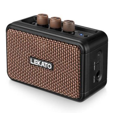 Imagem de Amplificador de guitarra LEKATO Mini Electric 5W Bluetooth 5.0