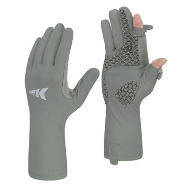 Imagem de Luvas de pesca KastKing Sol Armis Pro UPF50+ para homens e mulheres