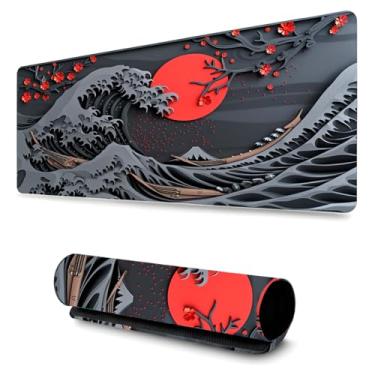 Imagem de Mouse Pad Gamer 3D Profissional Grande Confortavél Anti Derrapante 90x40 - Canoa Oriental