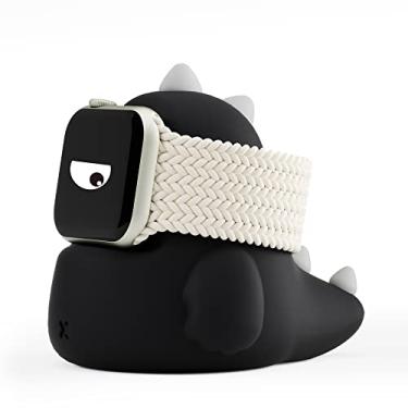 Imagem de ELETIUO Suporte de carregador compatível com Apple Watch Series Ultra2/Ultra/10/9/8/SE2/7/6/SE/5/4/3/2/1 (49/46/45/44/42/41/40/38 mm), base de carregamento para Apple Watch, suporta modo criado-mudo,