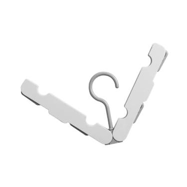 Imagem de Pssopp Cabide de Viagem Dobrável, Adequada para Vários Cenários, Fácil Portabilidade, Design de Economia de Espaço, Com Clipes Anti-deslizamento, Ideal para Pendurar Roupas, Meias, Calças e Roupas
