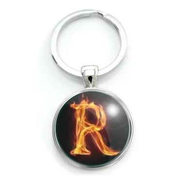 Imagem de Chaveiro Letra R do Alfabeto - RECANTO ASTRAL