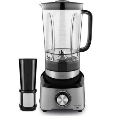 Imagem de Liquidificador Philco Inox 1200w All Black Preto 110V