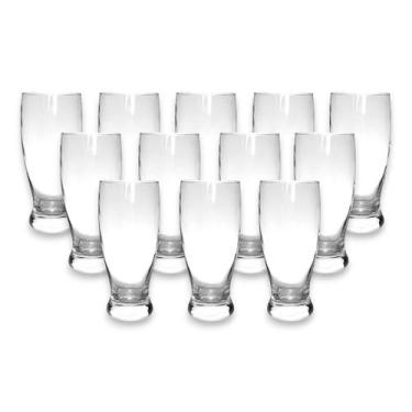Imagem de Kit 12 Copo Chopp Transparente 350ml Taça Tulipa Bar Cerveja - Clink