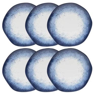 Imagem de Jogo 6 Pratos Rasos Ryo Galapagos 27,5cm Porcelana Oxford