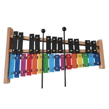 Imagem de MERIGLARE Xilofone de 27 notas, instrumento musical de percussão fácil de aprender e divertido com 2 baquetas para festas e presentes para crianças