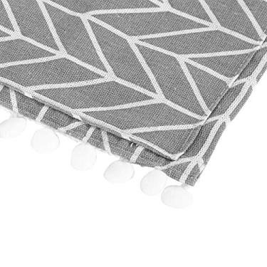 Imagem de Eujgoov Campa de Geladeira Protetor de Lavagem Protetor de Linho de Algodão Multiuso Tampa 55x130cm 70x170cm Tampa da Lavadora à Prova de Poeira para Mesa de Armário de Freezer Com Tingimento de