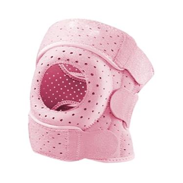 Imagem de Colaxi Joelheira de proteção do joelho, cinta de suporte para tendão patelar para corrida, caminhada, atletismo, treino, levantamento de peso, Rosa