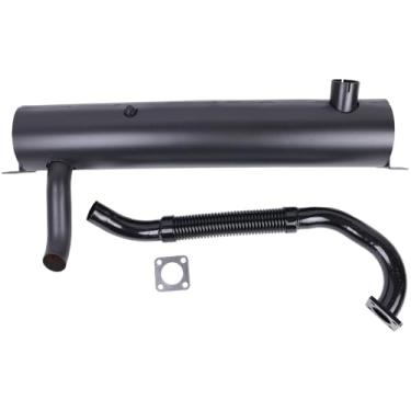 Imagem de YQABLE Silenciador De Escapamento 7100840 Com Tubo 6701151 Compatível Para Carregadeira Bobcat S130 S150 S160 S175 S185 T140 751 753 763 773 7753