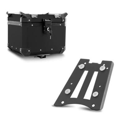 Imagem de Baú Moto Alumínio Top Case 35 Litros + Base de Fixação Super Adventure