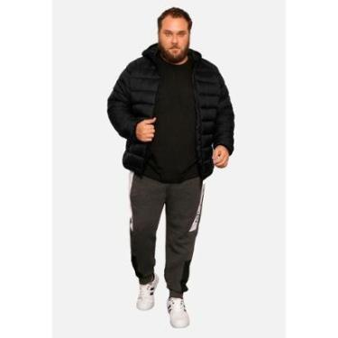 Imagem de Jaqueta Bobojaco Puffer Nylon Plus Size Impermeável Capuz Removível Masculino-Masculino