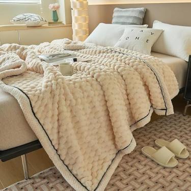 Imagem de Cobertor Grosso De Inverno De Camada Dupla, Super Pesado Quente Para Cobertor De Inverno, Pelúcia Fofa Leve Aconchegante, Super Quente Com Reversível Para Cam, Heavy Blanket b, 150×200CM